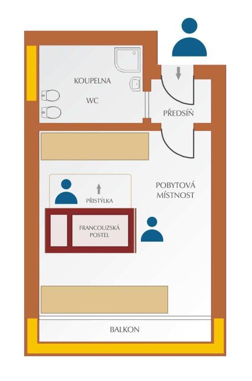 Loučná pod Klínovcem Hotel Nastup חדר תמונה
